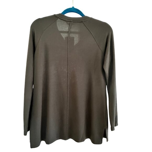 Banana Republic Black Long Sleeve Tunic Top XS New With Tags - Picture 2 of 3